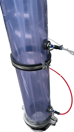 DN200 downpipe with inliner hose anti segregation system DT200