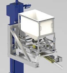 tablet container discharge unit