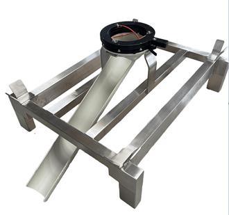 tablet discharge station lateral discharge station for tablets