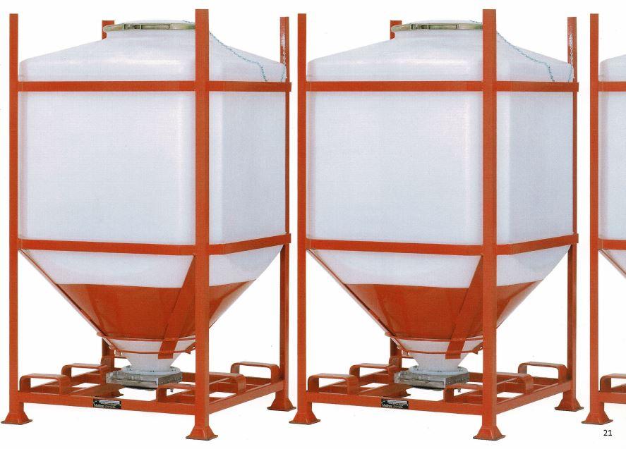 plastic bulk container for powder plastic IBC for powder