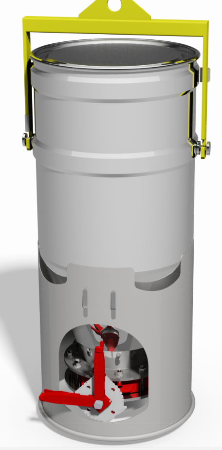 powder handling in drums