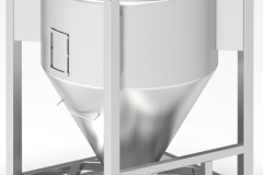 zylindrischer IBC Container 1000L